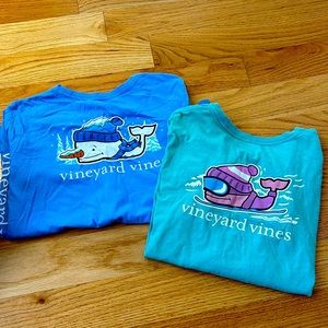 Vineyard Vines winter long sleeve tees